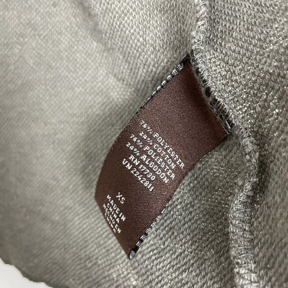 Knox Rose Green Floral Draped Front Open Cardigan Size XS - Picture 2 of 8